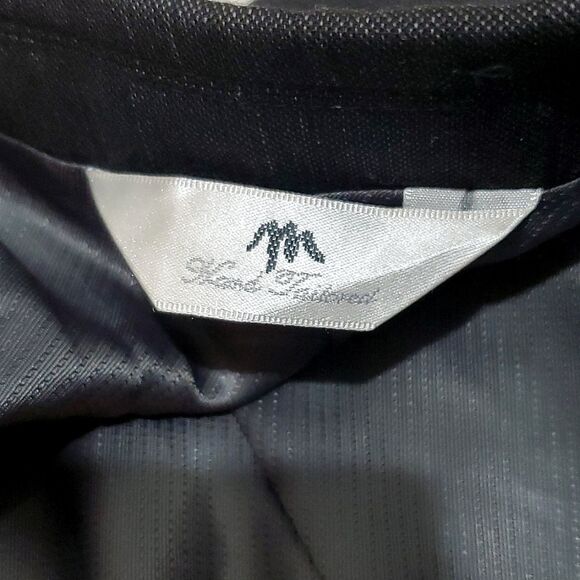 MONTEFINO SUIT JACKET, Sz 36R, DARK GRAY, 100% MERINO WOOL - Picture 8 of 13
